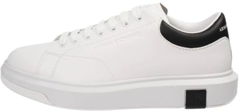 Armani Exchange Scarpe da Ginnastica in Pelle Bianca