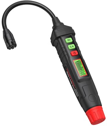 Gasmelder Hancaner Gasleckdetektor für Methanbrenngase,Gaskonzentrationsanalysator mit digitaler Anzeige, multifunktionales Messgerät, Leckagewerkzeuge, Tonalarm