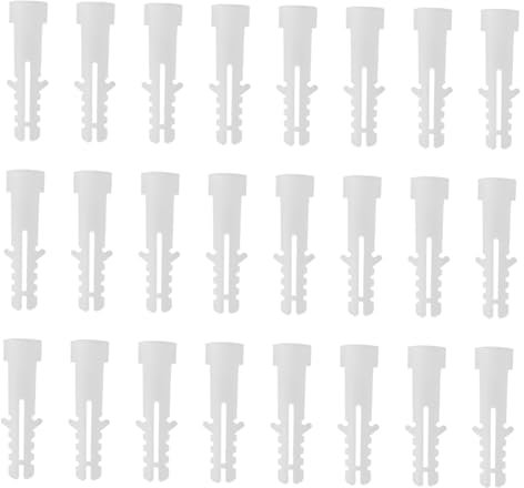 GARVALON 200pièces Chevilles Murales Pour Plafond Et Murs Béton Tube Expansion Résistant Aux Chocs Corrosion Fixation Idéale Pour Cadres Étagères Et Accessoires