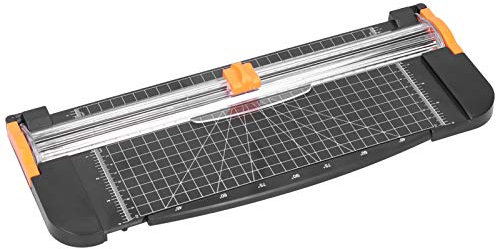 Papierschneider, Konzipiert Zum Schneiden von Papier Im A4-Format, Fotos, Etiketten, Karten, Effektives Winkelschneiden, mit Präzisem Schneider und Lineal, Leicht und Vielseitig,
