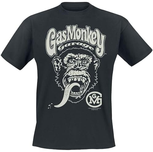 Gas Monkey Garage Logo Männer T-Shirt schwarz