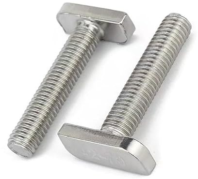 Hammerkopfschrauben M8 x 20 mm Edelstahl A2-70 für Solar Photovoltaik PV Montageschiene Typ 28/15 (Gewinde: M8, Länge: 20 mm, Menge: 10 St.)
