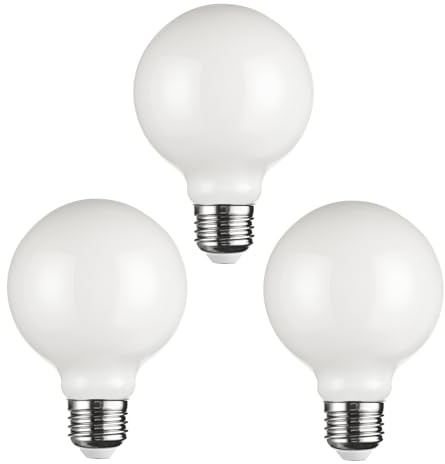 SD LUX G80 LED Globus Edison Bulbus 8W 1000lm Equi100W E27 2200K 3Stück