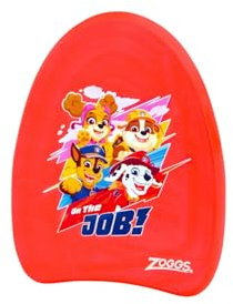 Zoggs Paw Patrol Mini Kickboard for Kids, Swimming Training Aid Pool Exercise Equipment, Float for Swim Training Beginner, Learn to Swim, Red