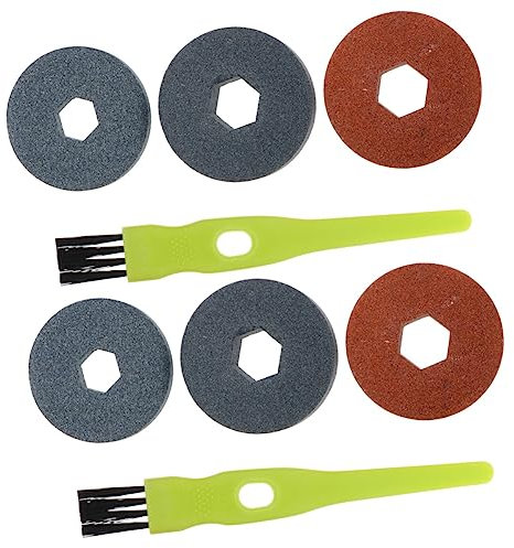 JECOMPRIS 8pièces Set De De Polissage Affûter Avec Brosse Accessoires De Meulage Multicolores Pour Couteaux Et Outils