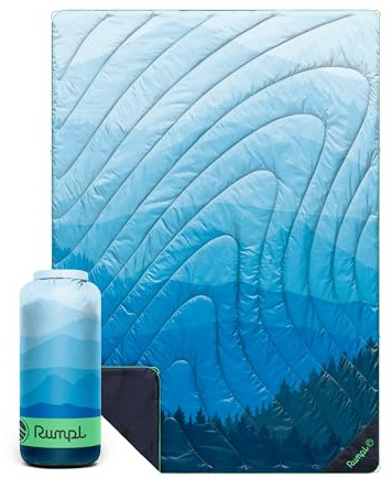 Rumpl Original Puffy Decke für 1 Person, Blue Ridge Fade