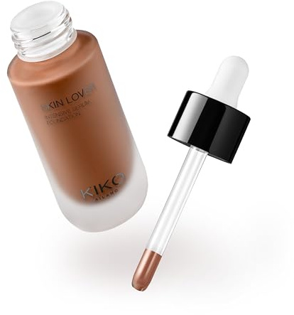 KIKO Milano Skin Lover Intensive Serum Foundation 9NR, Long-Lasting Moisturising Serum Foundation