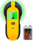 FOLAI Stud Finder Wall Scanner - 4 in 1 Stud Detector Detector Beam Finders Wall Detector Sensor Center Finding with LCD Display for Wood AC Wire Metal Studs Cable Joist Detection,Yellow-TH250