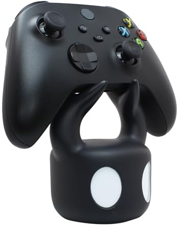 IOO6Z8SY Controller Holder in Hollow Knight Design - Stand for Xbox, Switch Pro and More - Gaming Decoration Made of PVC, Matte Finish, Black