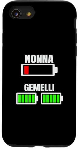 Nonna Of Gemelli Male Twins Low Batt Full Battery Case for iPhone SE (2020) / 7 / 8