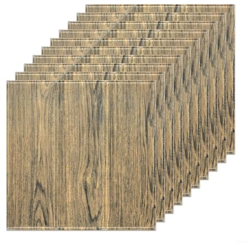 Yuanpgky Lot de 40 panneaux muraux 3D pour décoration de maison et de jardin – Autocollant mural effet carrelage en mousse PE souple, imperméable et isolé acoustiquement, pour un retrait facile (C)