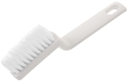 BUTIFULSIC 2pcs Grout Brush Tile Floor Scrubber with Handle Multifunctional Crevice Cleaning Brush for Bathroom Kitchen Shower Grout and Baseboard Cleaning Supplies