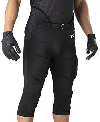 Under Armour Jungen Gameday Armor Integrated Gepolstertes Fußball-Girdle, Schwarz, L