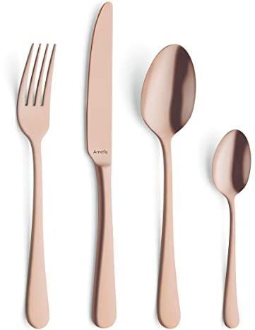 Amefa Austin Ménagère 24 pièces Cuivre mat