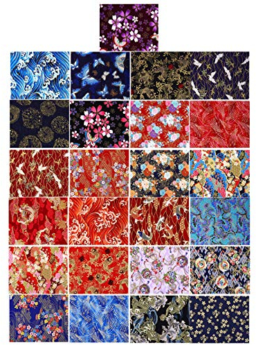 EXCEART 25blätter Baumwollstoff Patchwork Mit Kleinen Blumenmustern Bronzing Patch Cloth Für Quilting Und Kreative Nähprojekte Vielseitige Stoffe Für Handarbeiten