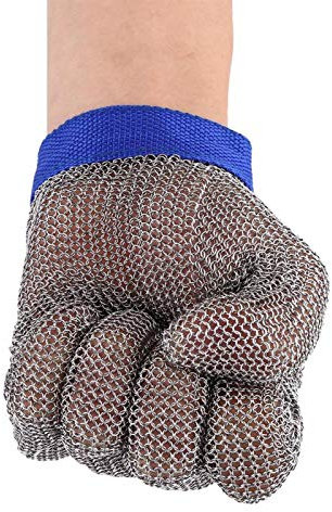 Guante anti-corte, acero inoxidable a prueba de cortesGlove Herramienta de seguridad para procesos cárnicos a prueba de carniceros, para los mercados industrial, de construcción y de procesamiento de