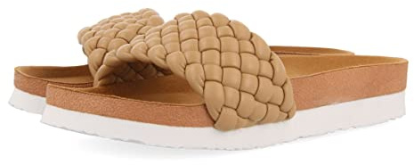 GIOSEPPO Chanclas Nude Tipo Bio con Pala Trenzada para Mujer Menard