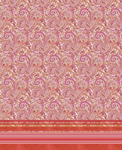 Bassetti NOTO Tagesdecke aus 100% Baumwolle in der Farbe Rot R1, Maße: 265x255 cm - 9322011