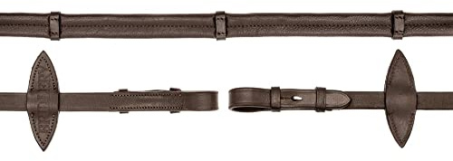 BRIDLERY Zügel Ultra-Soft Beschläge Silber, Nähte Standard
