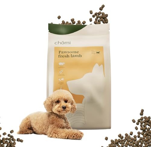 Chōmi Trockenfutter mit frischem Lamm | 3 KG Hundefutter | Trockenfutter für Hunde | gesund für Fell und Darm | getreidefrei und ohne Konservierungsstoffe