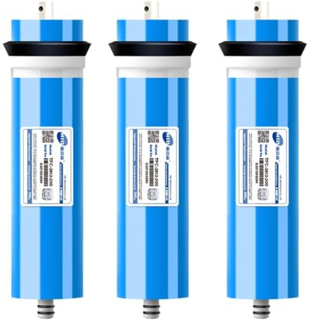 Aevmsor Membrane RO à osmose inverse, filtre à eau de rechange 3012 300 GPD, membrane d'élément d'osmose inverse pour système de filtration des boissons à domicile, purificateur sous évier domestique