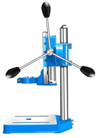 Milageto Support de perceuse à colonne multi-usage robuste, banc de perceuse avec étau, support de perceuse électrique pour atelier à domicile