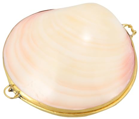 SEWACC Muschel-Schmuckschatulle Muschelfigur-Schmuckkästchen Aufklappbare Schmuckschatulle Zum Sammeln Muscheln Zum Dekorieren Von Mädchen-Schmuckschatullen Geschenken