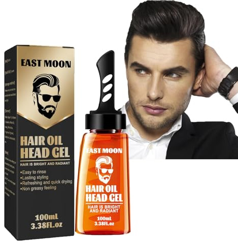 Haarstyling-Gel für Männer, 2-in-1-Haarwachsgel mit Kamm, Haargel Mit Kamm, Haargel Herren Haarwachs Männer, Haarstyling-Gel zum Modellieren der Haare und natürliches Stylen der Haare (1PC)