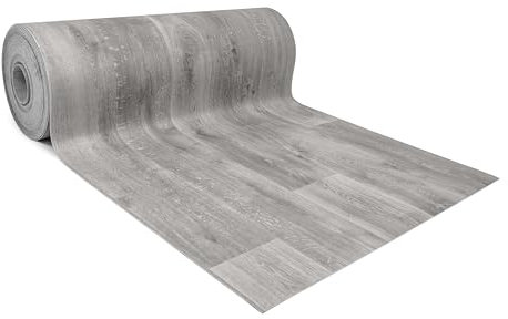 GIURI TESSUTI - Pavimento in PVC - Rivestimento per superfici in Vinile Impermeabile con texture Antiscivolo e supporto in Tessuto Insonorizzante (AL METRO, HAMON CLOUD)