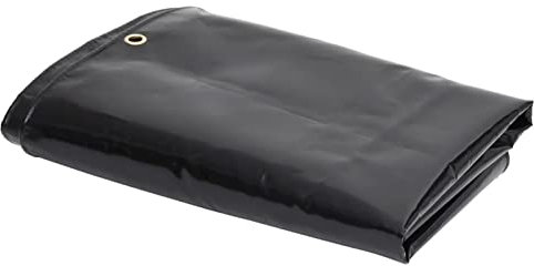 ShGaxin Abdeckplane 650 g/m² 3x4 m Schwarz, Gewebeplane, Plane Wasserdicht, Abdeckfolie, Bauplane, Tarpaulin, Allzweckplane, Gartenplane, Zeltplanen - 151351