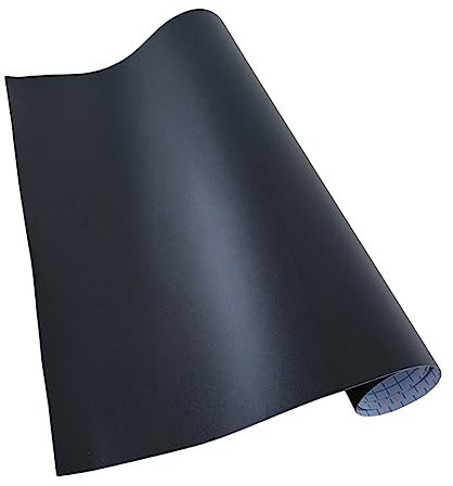 KONTONTY DIY Thickened PVC Chalkboard Sticker, Removable Blackboard Wall Decal, Black 45x200cm for Home, Classroom, Office Use