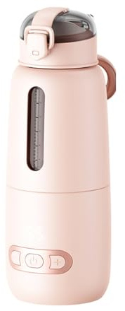 Réchauffeur de Bouteille, Réchauffeur D'eau, capacité de 300 Ml, Chauffage Rapide sans Fil Chauffant à Bouteille Portable Réchauffeur de Bouteille Portable pour Voyager avec une