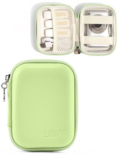 Linpr Estuche para Cámara Digital para Kodak PIXPRO FZ45/FZ55 | Compacta Funda Compatible con CAMKORY/Lecran/VAHOIALD/Canon IXUS 285 HS, Soporte de Almacenamiento para Accesorios