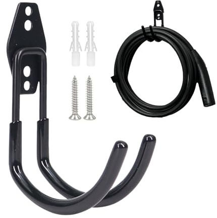 Generisch EV Charging Cable Holder J-Shape Charging Cable Reel Storage Hook for Cables from Vehicle Garage Door