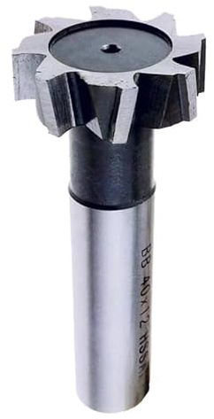 1 Stück HSS T-Nutfräser for Metall – Hochgeschwindigkeitsstahl-Fräser, perfekt for T-Nuten und seitliche Fräsnuten(10 * 1.5 * 8 * 60mm)