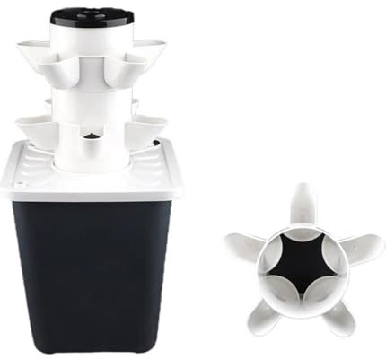 MOOILKO Jardinière Verticale à Monter soi-même, système de Culture hydroponique, jardinière légumes d'intérieur sans Sol Légumes et Fruits