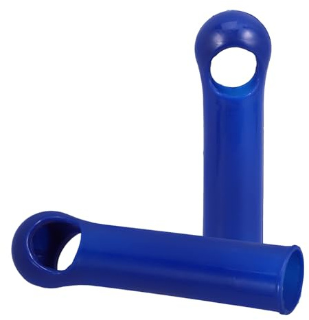 HOMOCONO 2pcs Broom Handle Replacement Caps Compatible with 19mm Tube Plastic Grip for Home Cleaning and Commercial Spaces, Versatile Handle End Caps for Broom and Mop Models