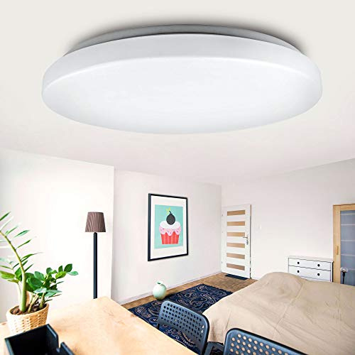 max K O M F O R T LED Deckenleuchte GALA-RM 24W rund Deckenlampe 4000K neutralweiß Modern und schlicht 1800 Lumen