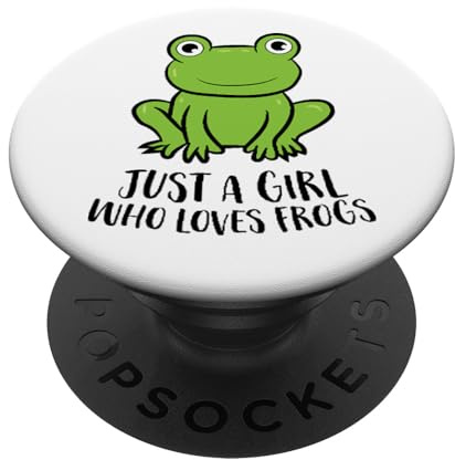Frosch Mädchen Nur Ein Frosch Mädchen Das Frösche Liebt PopSockets Klebender PopGrip