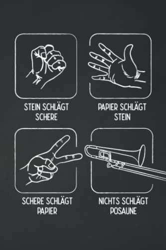 Nichts Schlägt Posaune: Notizbuch für Fans - Ideenheft für Lieblingsmusik und Musikalische Ideen - Geschenk für Posaunenliebhaber