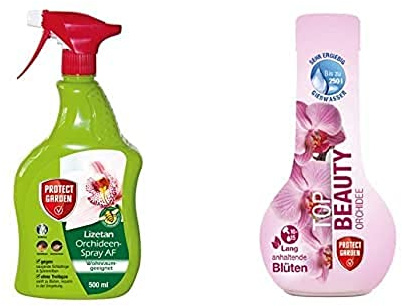 PROTECT GARDEN Lizetan Orchideen-Spray AF gegen Schädlinge an Orchideen und Top Beauty Orchideendünger