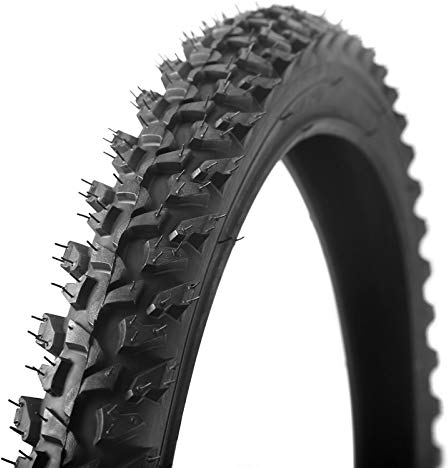 HMTE Fahrradreifen 26 2.125 MTB 26 Zoll 24 Zoll 1.95 Drahtreifen Mountainbike-Reifen Großes Profil Starker Grip Cross-Country (Color : 26x2.1 Black)