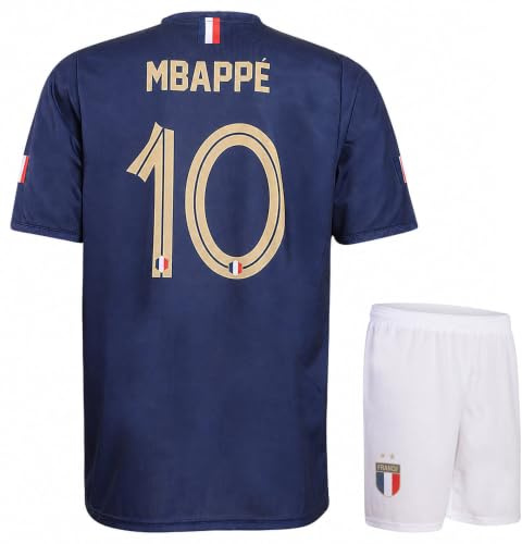 Maillot Mbappe Enfant - Maillot de Foot France Football Domicile - 2026 - Enfant et Adultes - Ensemble Foot