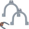 Arco di fissaggio universale, 2 fogli di supporto universali a forma di U, in plastica a forma di U per lavatrice e lavastoviglie.