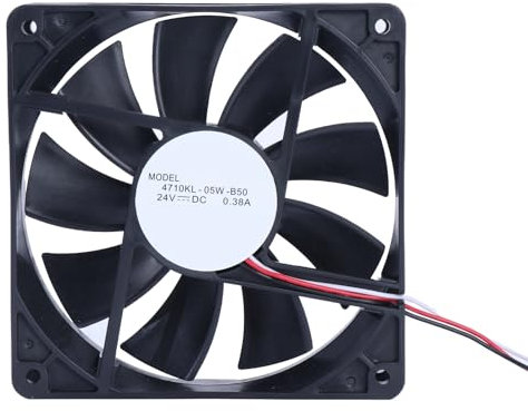 12cm 4710KL-05W-B50 24V 0.38A Cooling Fan Efficient For Inverter Fan Computer CPU Heat Dissipation 12x12x2.50cm