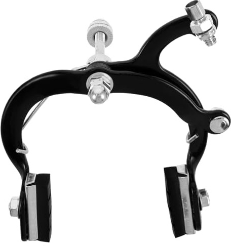 Fahrradbremssattel aus Metall für Vorderbremse, Schwarz C-klammer | Bremse Fahrrad Vorne, Bremszange Fahrrad für Rennrad und Mountainbike, Einfache Montage
