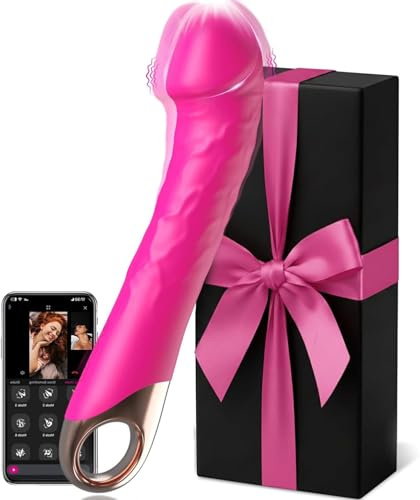 Consolador Juguetes Eróticos para Pareja Sexuales - Consoladores Realista para Mujer consoladores.. para mujer con Vibración Vibradorador Mujer con App Dildo Anal Vibradorador Clitoris