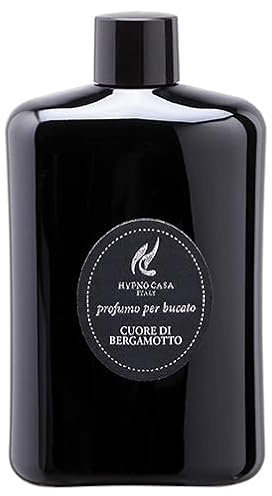 Hypno Casa - Profumo Bucato Lavatrice Concentrato Cuore Di Bergamotto - Anti Odore - Profuma Biancheria - 400 ml.