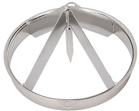 Cuchillas para cortar frutas, cortador ergonómico desmontable acero inoxidable, divisor, picador verduras, en dados, herramienta cocina, limón para puesto limonada (4 Sección)