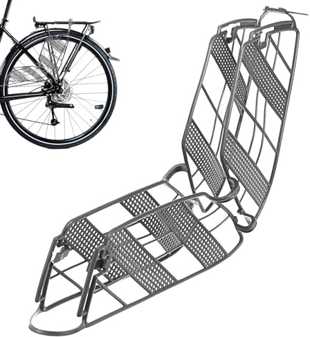 STOBAZA Fahrrad Rücksitz Schutznetz Kunststoff Mesh Schutzgitter für Hinterrad Fahrrad Schutz Zubehör Einfach zu Montieren Robust Wetterbeständig